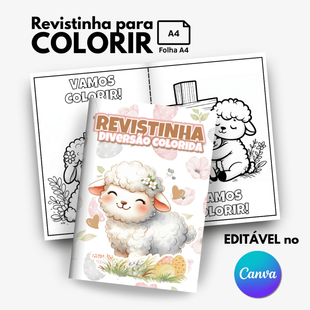 Revistinha para Colorir - Interativa Mundo Digital