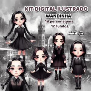 Kit Digital Wandinha