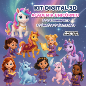Kit Digital Academia Unicórnio