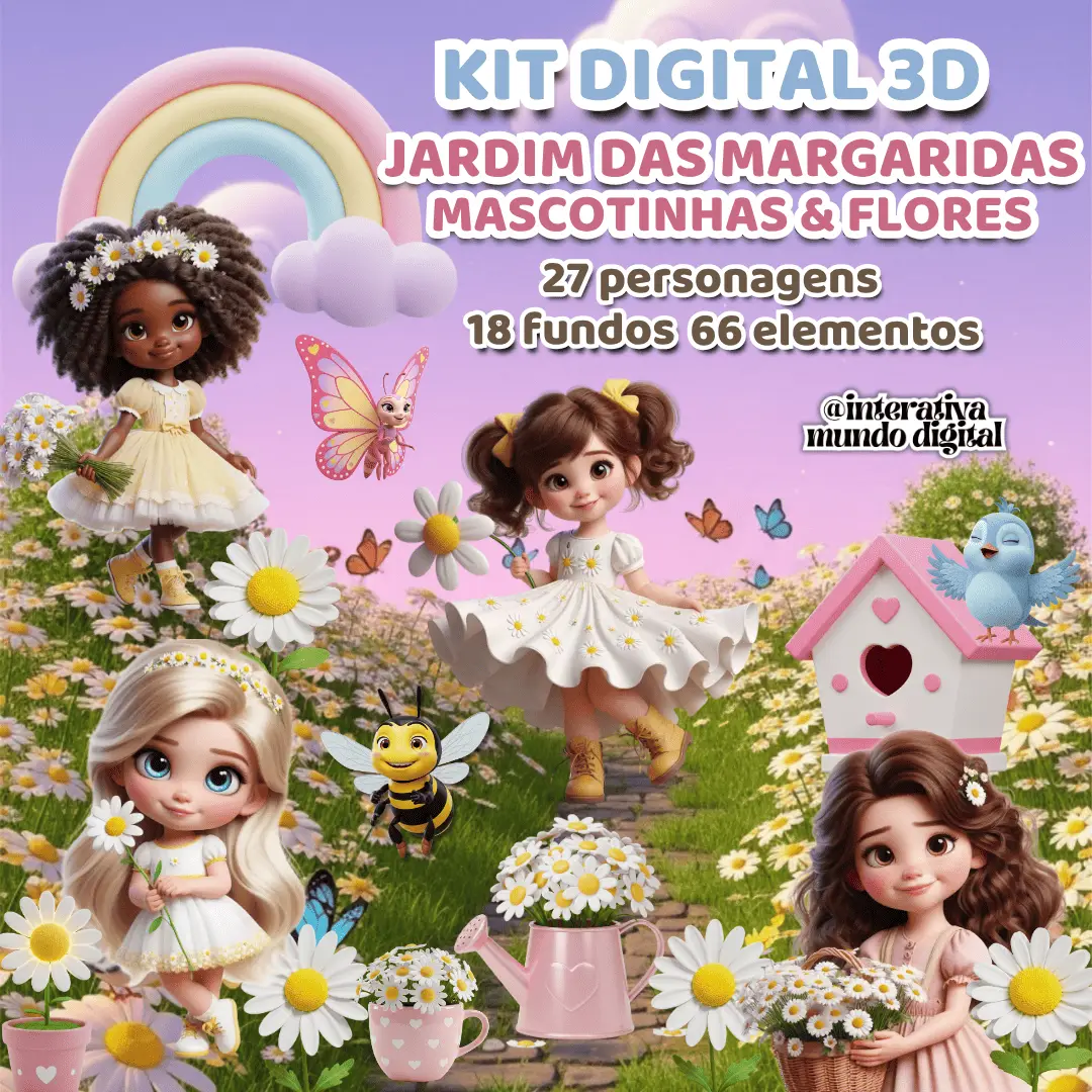 Kit Digital Jardim das Margaridas