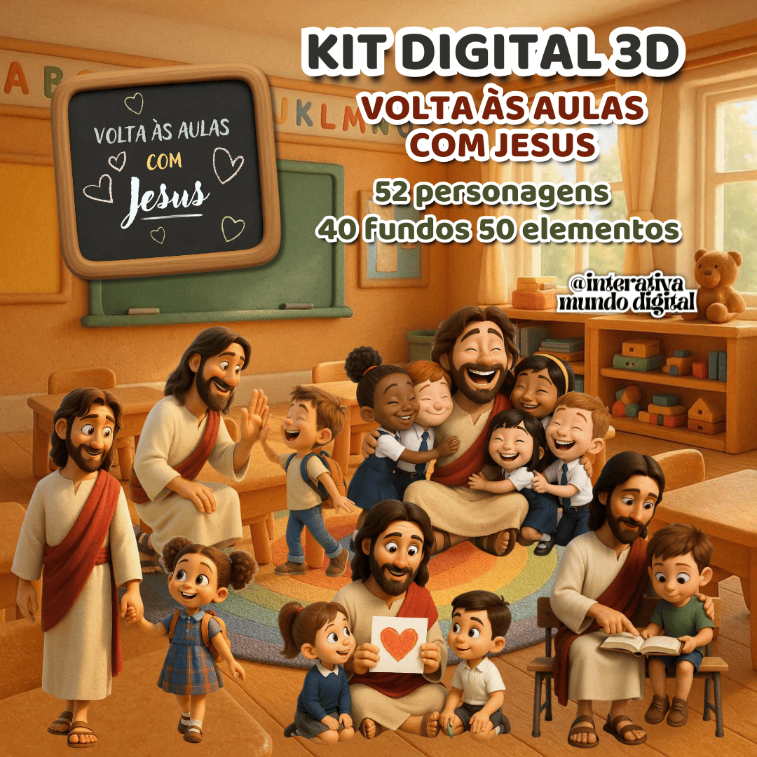 Kit Digital Volta às Aulas com Jesus