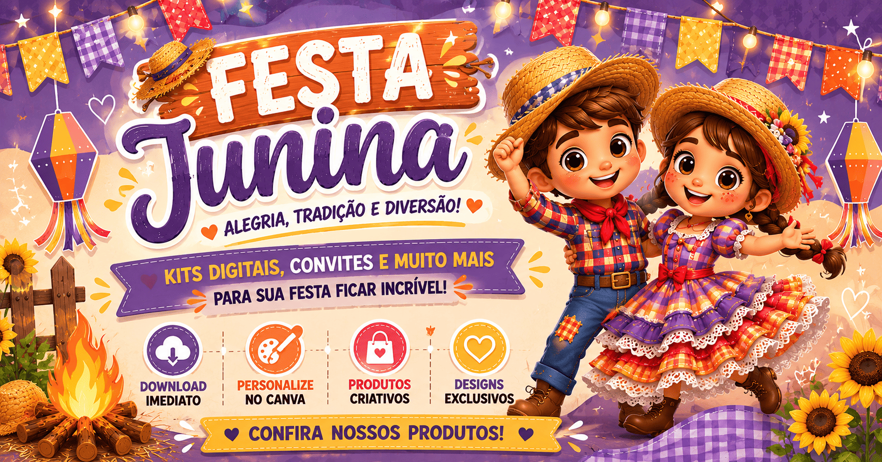 Interativa Mundo Digital - Festa Junina