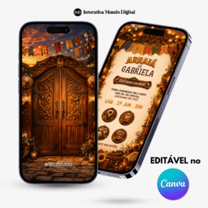 Convite Online de Arraiá