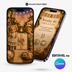 Convite Online de Arraiá Infantil